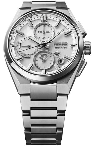 Seiko Astron GPS Solar Dual Time Chronograph Watch