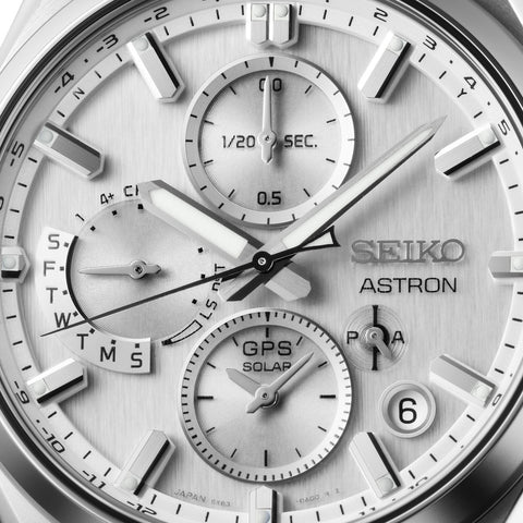 Seiko Astron GPS Solar Dual Time Chronograph Watch