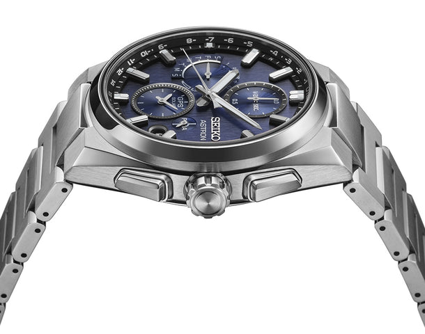 Seiko Astron GPS Solar Dual Time Chronograph Watch