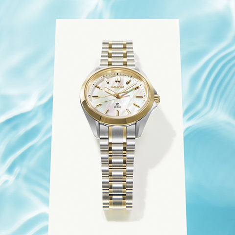 Seiko Prospex Sea Ladies Two Tone Watch