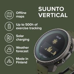 Suunto Watch Vertical Solar Forest Titanium