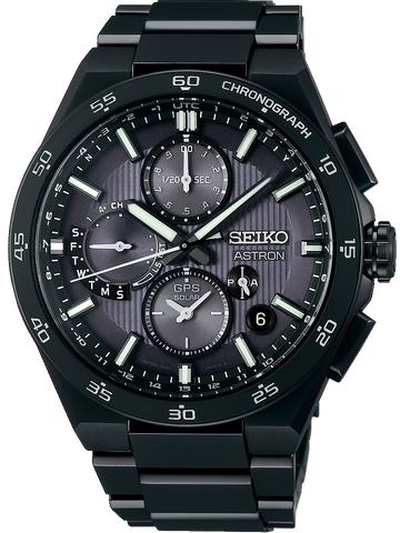 Seiko Astron Watch Deep Night 5X GPS Solar Chronograph SSH155J1