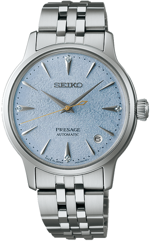Seiko Presage Cocktail Time Frozen Skydiving Diamond Watch SRPL61J1