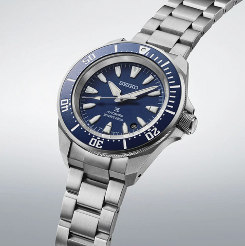 Seiko Prospex 4R Compact Mechanical Divers Cobalt Blue Watch