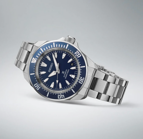 Seiko Prospex 4R Compact Mechanical Divers Cobalt Blue Watch