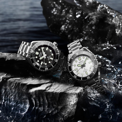 Seiko Prospex 1968 Divers Reinterpretation 300m High Contrast Monochrome Watch