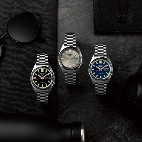 Seiko 5 Sports SNXS Rinse Blue Classic Sports Watch