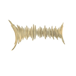 Shaun Leane Quill Yellow Gold Vermeil Multi Choker, QU043.YVNANOS.