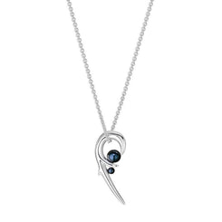 Shaun Leane Sterling Silver Hooked Pearl Pendant, CB050.SSBKNOS.