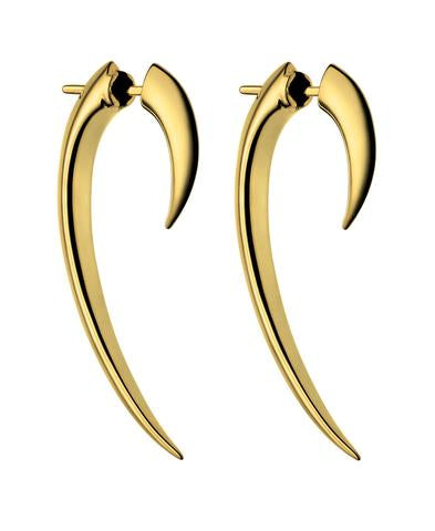 Shaun Leane Hook Yellow Gold Vermeil Earrings, HT008.YVNAEOS.