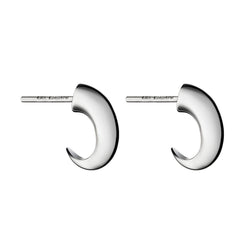 Shaun Leane Sabre Sterling Silver Small Cat Claw Hoop Earrings, SA014.SSNAEOS.