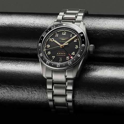 Longines Spirit Zulu Time Titanium Watch