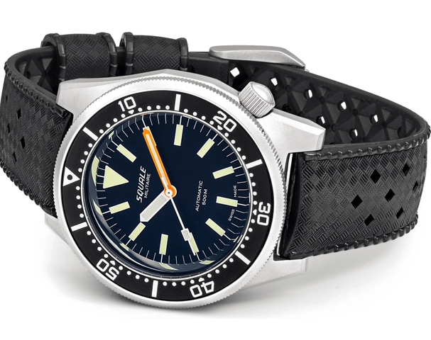 Squale 1521 Militaire Steel Blasted Rubber Watch