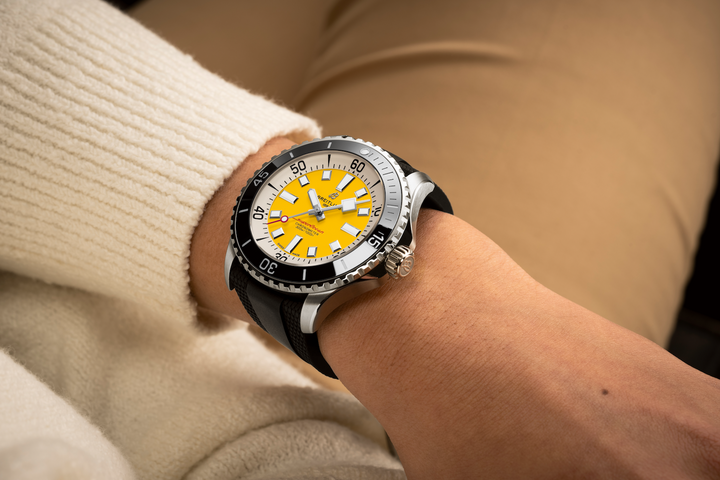 Breitling Superocean 46 Code Yellow Rubber Limited Edition