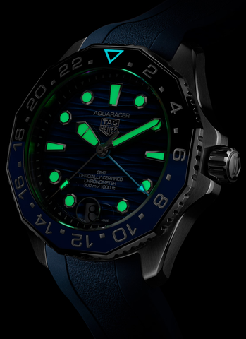 TAG Heuer Aquaracer Professional 300 GMT Rubber Watch