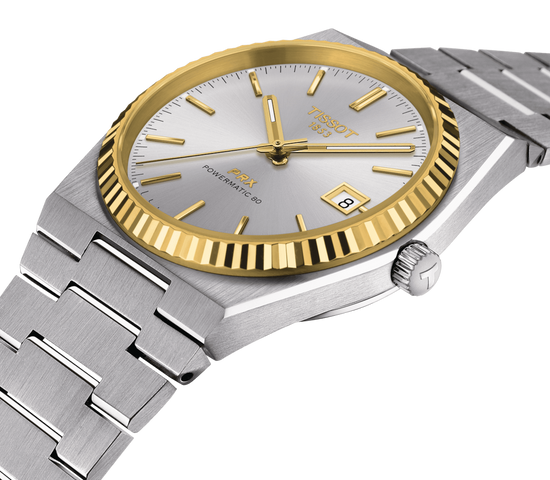 Tissot PRX Powermatic 80 Steel 18K Gold Watch