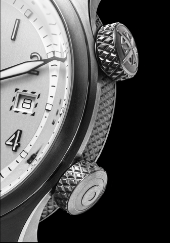 Bremont Altitude MB Meteor Silver Titanium Barrel Leather Watch