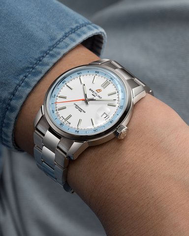 Breitling Top Time B31 Light Blue Bracelet Watch