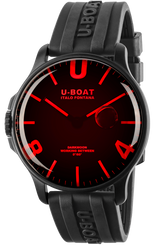 U-Boat Watch Darkmoon 44 Red Glass PVD 8466/D