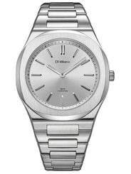 D1 Milano Groovy Silver Ultra Thin Watch