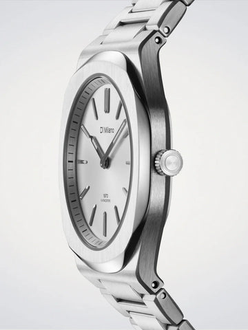 D1 Milano Silver Mellow Ultra Thin Watch