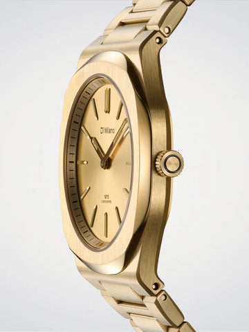 D1 Milano Gold Mellow Ultra Thin Watch
