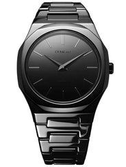 D1 Milano Black Mirror Ultra Thin Watch