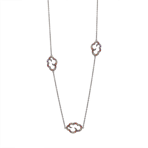 Vixi Sterling Silver Cubic Zirconia Daydream Necklace