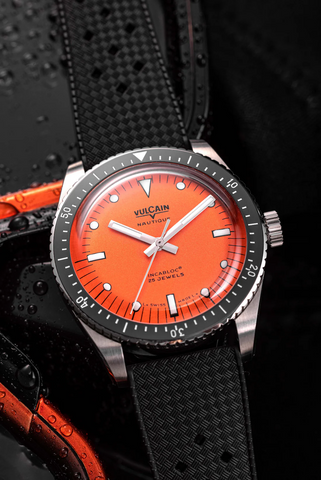 Vulcain Skindiver Nautique Orange Watch