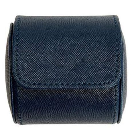 WOLF Watch Roll Black Tutti Frutti Blue D