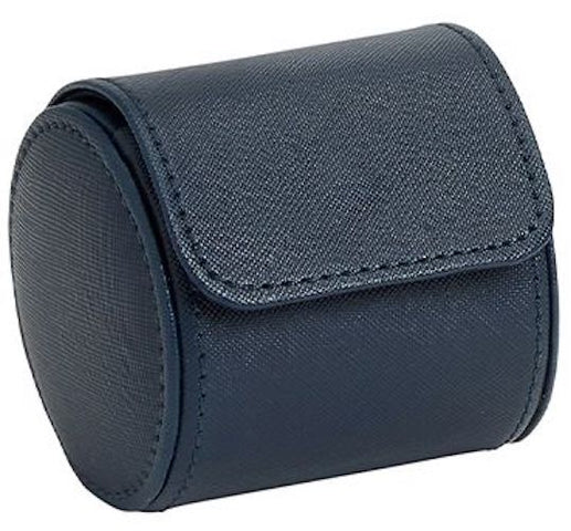 WOLF Watch Roll Black Tutti Frutti Blue D