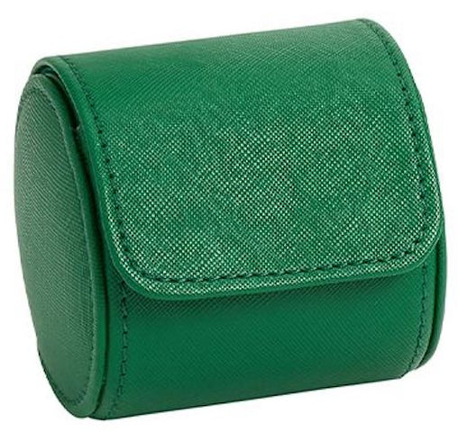 WOLF Watch Roll Black Tutti Frutti Green D