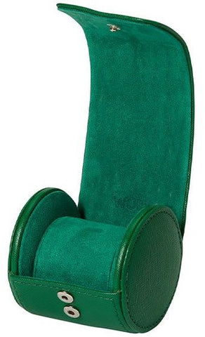 WOLF Watch Roll Black Tutti Frutti Green 680143