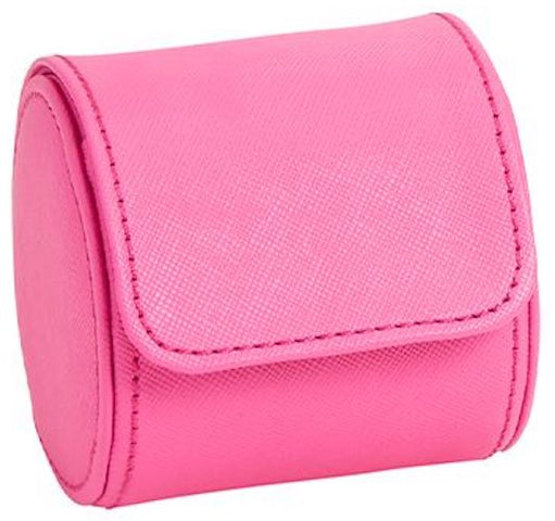 WOLF Watch Roll Black Tutti Frutti Pink D