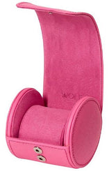 WOLF Watch Roll Black Tutti Frutti Pink 680190