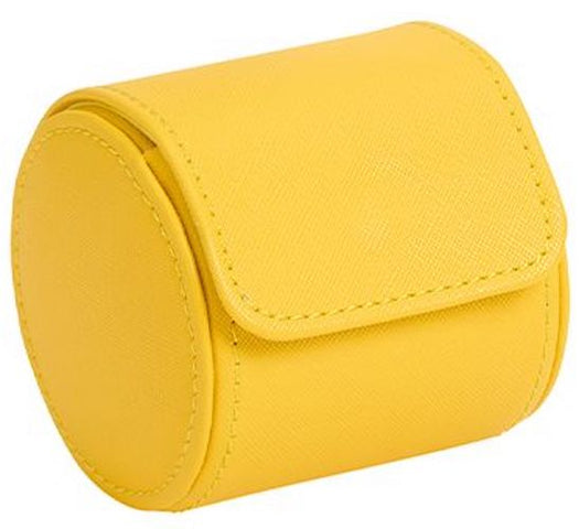 WOLF Watch Roll Black Tutti Frutti Yellow D