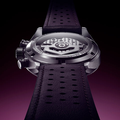 TAG Heuer Carrera Chronograph Sunray Brushed Purple Watch