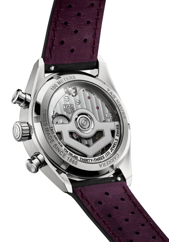 TAG Heuer Carrera Chronograph Sunray Brushed Purple Watch