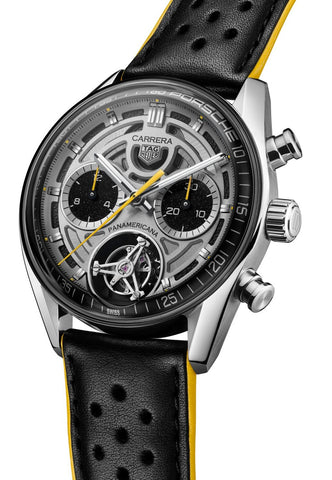 TAG Heuer Carrera Chronograph Tourbilxon x Porsche Panamericana Limited Edition Watch