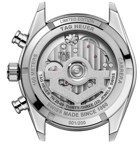 TAG Heuer Carrera Chronograph Tourbillon Sunray Brushed Purple Watch