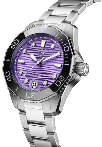TAG Heuer Aquaracer Professional 300 Date Purple Watch