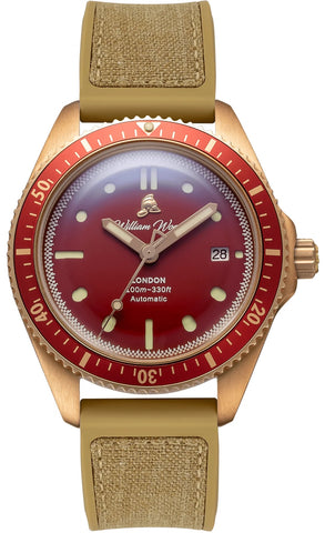 William Wood Watch Bronze Ruby WWBR01