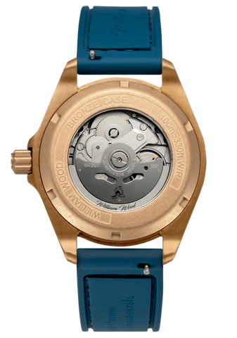 William Wood Bronze Sapphire Blue Fire Hose Watch