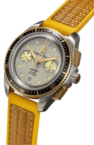 William Wood Triumph Fuel Yellow Fire Hose Watch
