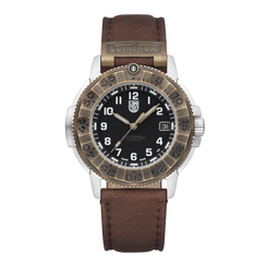 Luminox Adventure 1300 Series Watch Brown Leather XL.1301.LG - front view
