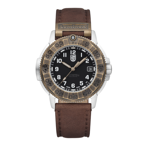 Luminox Adventure 1300 Series Watch Brown Leather XL.1301.LG - front view
