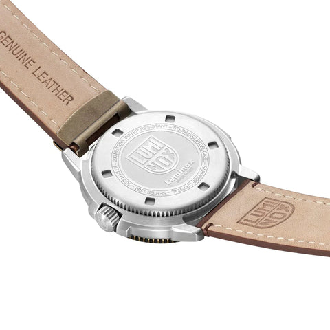 Luminox Adventure 1300 Series Watch Brown Leather XL.1301.LG - detail view