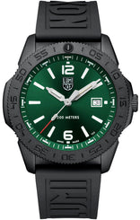 Luminox Pacific Diver Black Steel Green Watch XS.3137.B