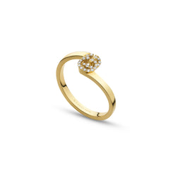 Gucci Icon 18ct Yellow Gold Interlocking G Ring D