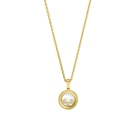 Chopard Happy Diamonds Icons 18ct Yellow Gold 0.15ct Diamond Pendant